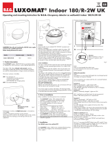 B.E.G. LUXOMAT Indoor 180/R-2W UK Operating And Mounting Instructions