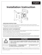Allcam LCD201 Installation guide