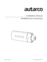 Autarco ETHERNET stick monitoring Installation guide