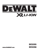 DeWalt DCS356P2 User manual