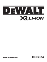 DeWalt DCS374 User manual