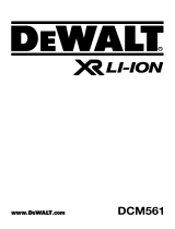 DeWalt DCM561N User manual