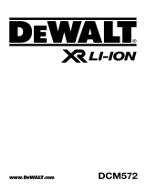 DeWalt DCM572 User manual