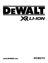 DeWalt DCM575 User manual