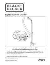 Black & Decker VM2040 User manual