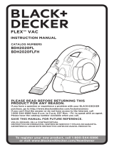 Black & Decker FLEX VAC BDH2020FL User manual