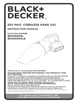 Black & Decker BDH2000SL User manual