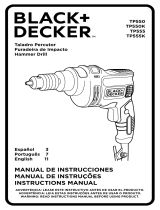 Black & Decker TP555 User manual
