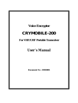 AT Communication CRYMOBILE-200 User manual