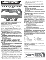 Black & Decker RS500K 1 User manual