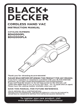 Black & Decker BDH2000PL21QV User manual