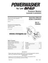 PowerWasher FNA3000C User manual