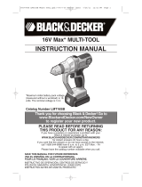 Black & Decker LMT16SB User manual