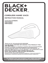 Black & Decker HWVI220J52 User manual