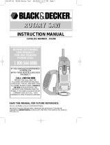 Black & Decker RS250K User manual