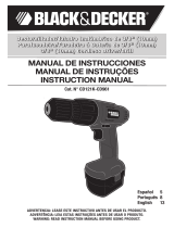 Black & Decker CD121K-CD961 User manual