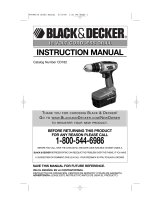 Black & Decker CD182 User manual