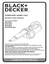 Black & Decker PHV1210, PHV1810 User manual