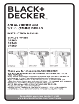 BLACK+DECKER DR260BR User manual