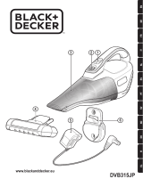 Black & Decker Aspirateur À Main Dvb315jp Spécial Animaux User manual