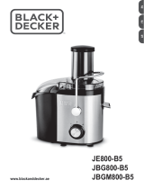 Black & Decker JE800 User manual