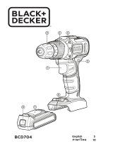 Black & Decker BCD704 User manual