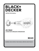 Black & Decker BD40 User manual