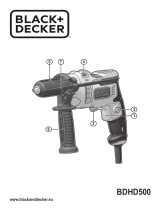 Black & Decker BDHD500 User manual