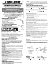 Black & Decker VP820K User manual