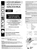 Black & Decker Q450 User manual