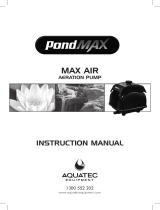 Aquatec Equipment MAX AIR PA40 User manual