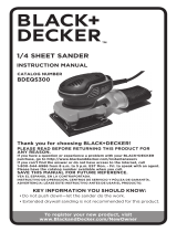 Black & Decker BDEQS300 Owner's manual