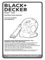 Black & Decker HFVAB320JC26 User manual