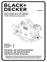 BLACK+DECKER CS1004 User manual