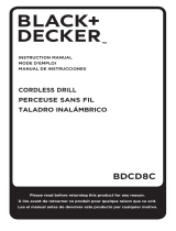 Black & Decker BDCD8C User manual