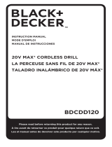 BLACK+DECKER BDCDD120C User manual