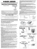 Black & Decker CD140S User manual