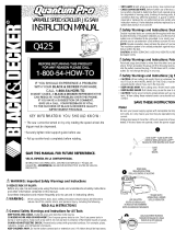 Black & Decker Q425K User manual