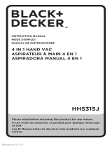 Black & Decker HHS315J01 Owner's manual