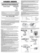 Black & Decker CD120S User manual