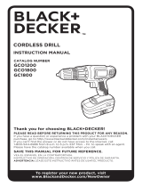 BLACK+DECKER GCO1200C User manual