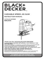 Black & Decker BDEJS4C User manual