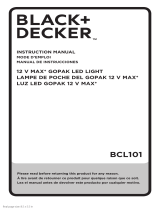 Black & Decker BCL101 User manual