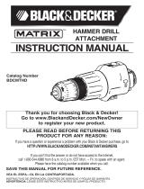 BLACK+DECKER BDCMTHD User manual