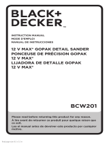 Black & Decker BCW201 User manual