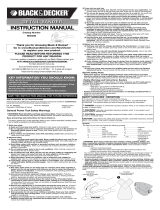 Black & Decker MS525B User manual