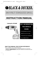 Black & Decker RD1440K User manual