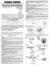 Black & Decker CD142SK User manual