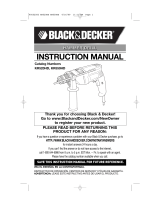 Black & Decker KR550HD User manual