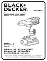 Black & Decker BDCDE120C User manual